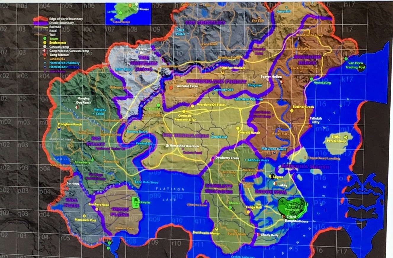Unikla mapa z Red Dead: Redemption 2?