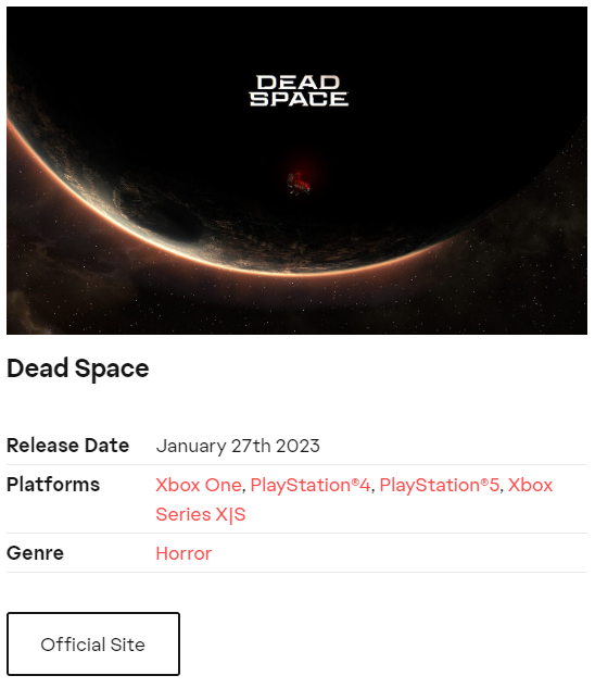 Dead Space Remake by mohl vyjít i na starou generaci konzol