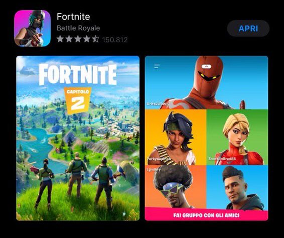 Fortnite by mělo oznámit Kapitolu 2, říká App Store