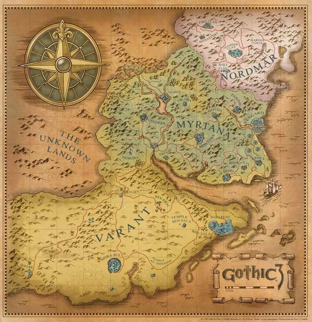 Gothic 3 mapa