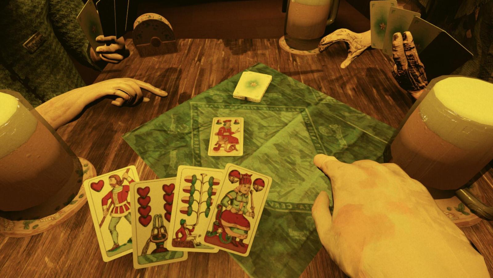 Pivo a karty. Představujeme vám českou detektivní hru PRSI