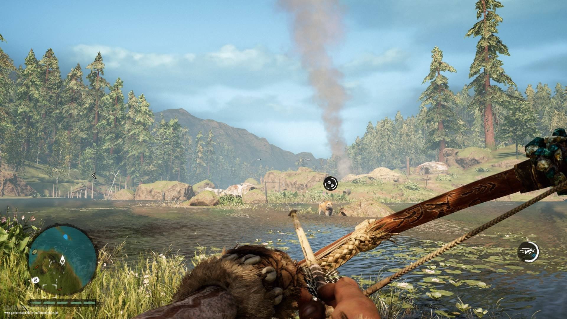 Far Cry 4 vs. Far Cry: Primal - totožná místa v porovnání na screenech