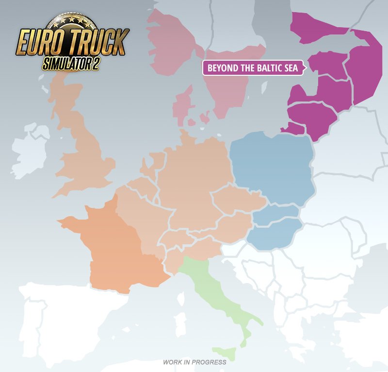 Oznámené nové rozšíření Euro Truck Simulator 2