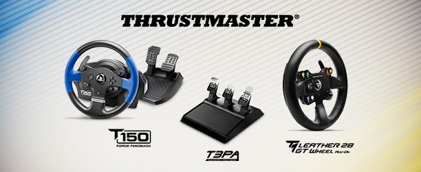 Staň se profesionálním jezdcem s produkty Thrustmaster