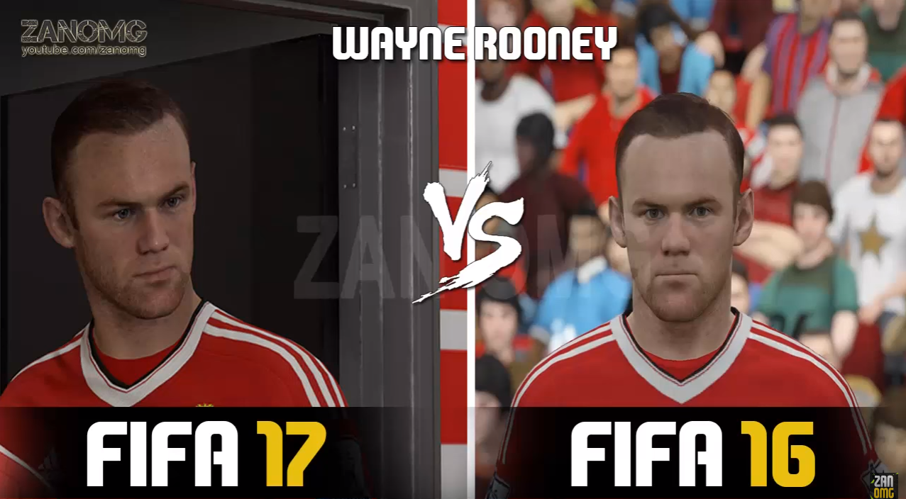 Rozbor detailů: FIFA 17 vs. FIFA 16