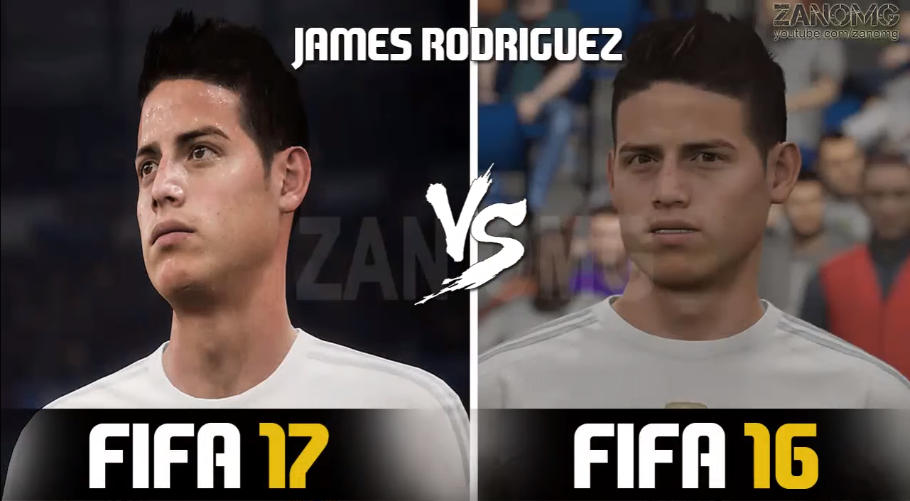 Rozbor detailů: FIFA 17 vs. FIFA 16