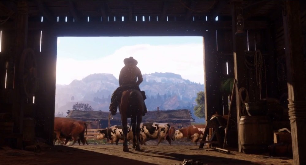 Vytípané obrázky z Red Dead Redemption 2