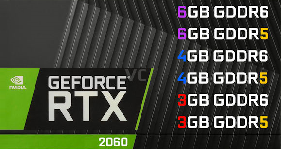 NVIDIA RTX 2060 by mohla vyjít hned v 6 různých verzích