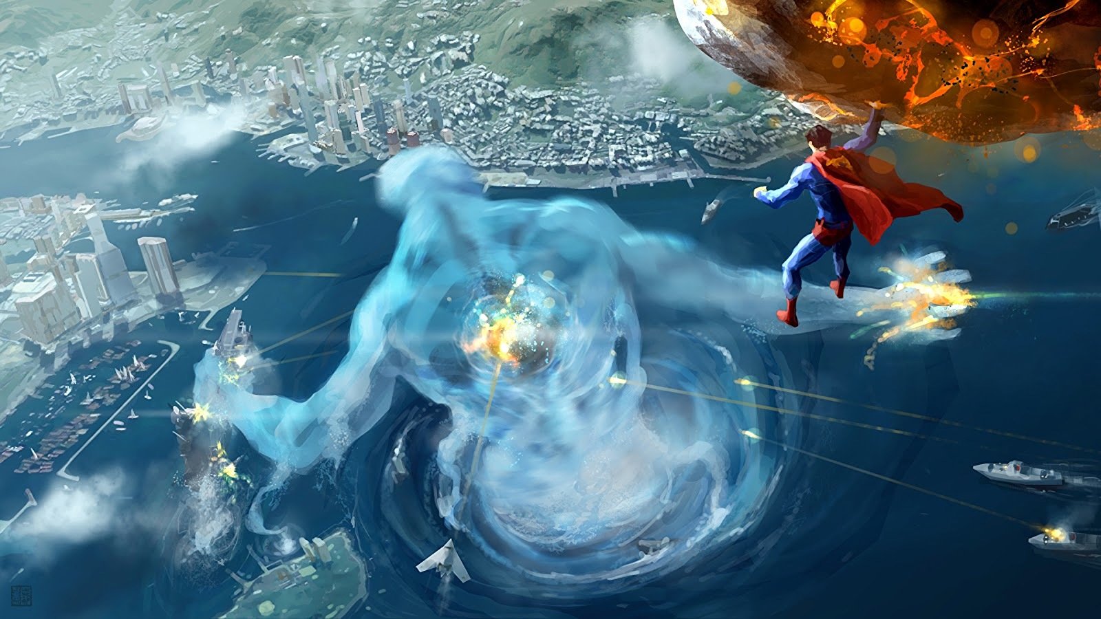 Unikly artworky ze zrušené hry Superman (2014)