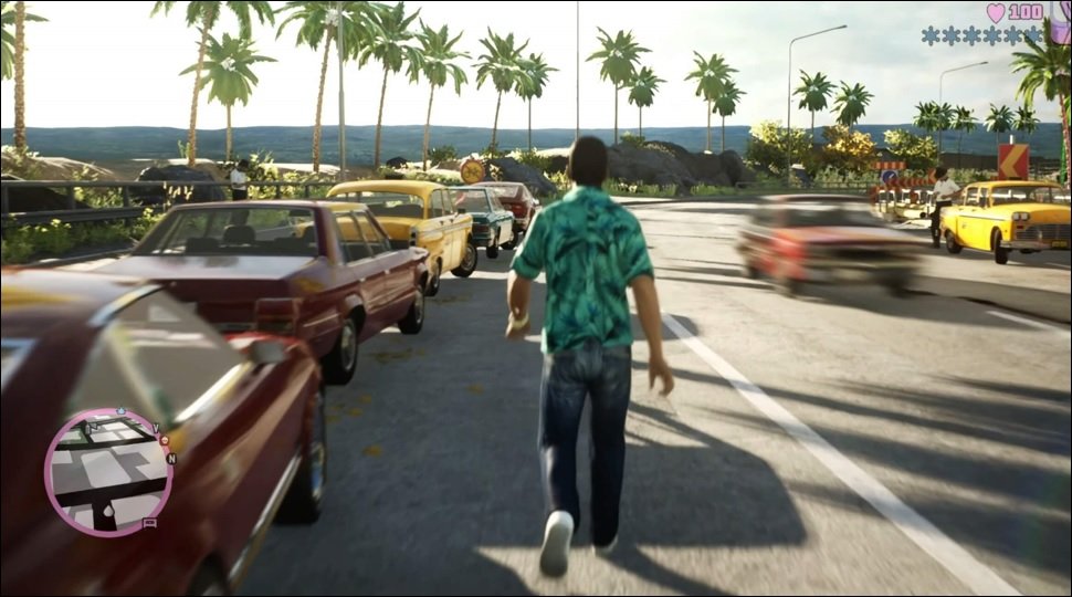 GTA Vice City předěláno v Unreal Engine 5