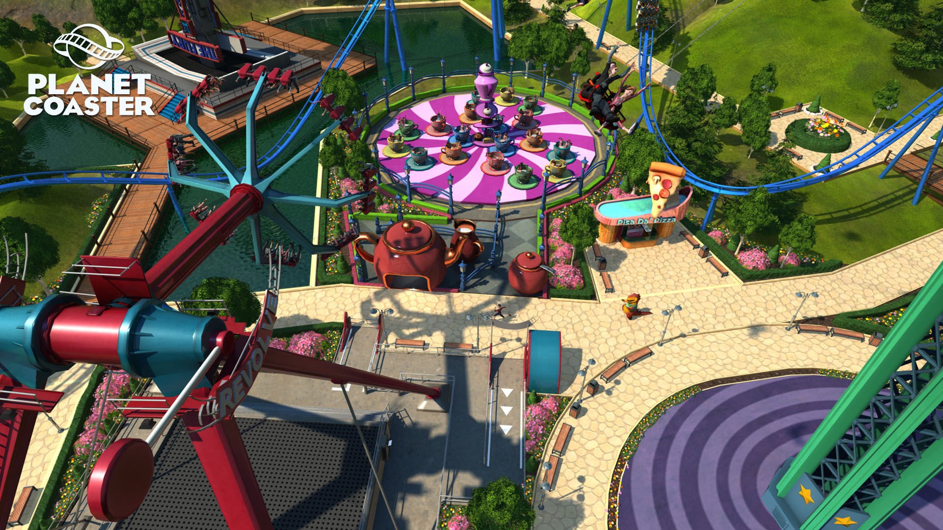 V připravované hře Planet Coaster budete stavět zábavní parky