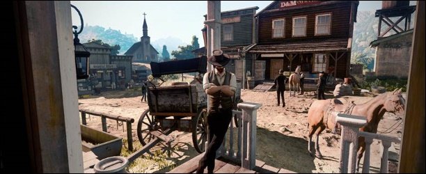 Unikl screenshot z Red Dead Redemption 2