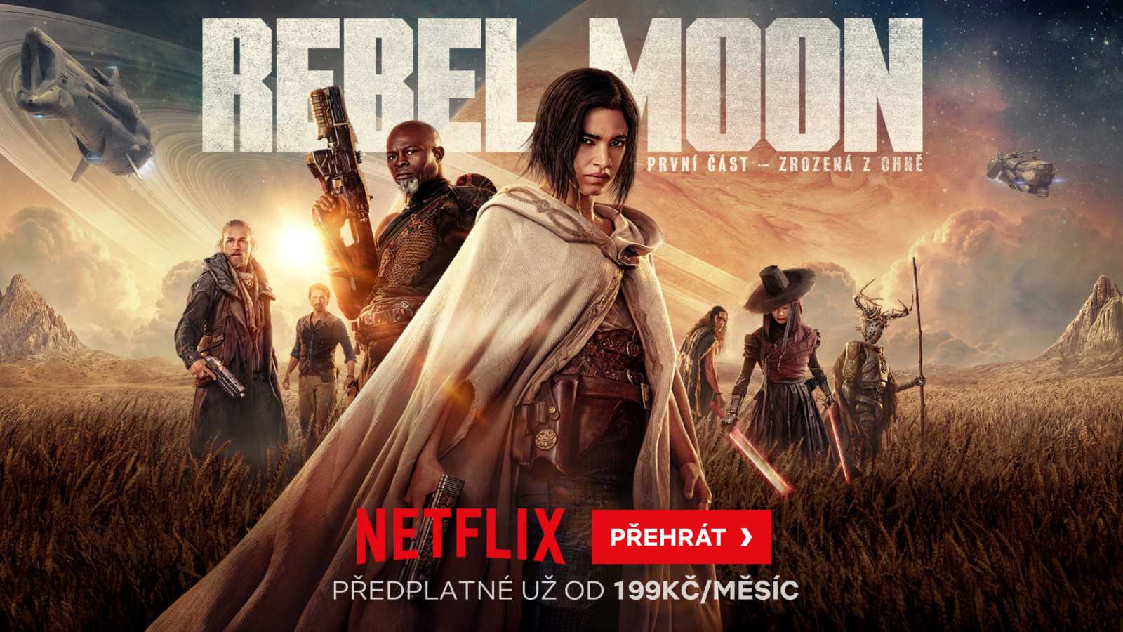 Na Netflix zamířil sci-fi snímek Rebel Moon: První část – Zrozená z ohně