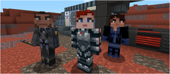 Již zítra vychází Minecraft: Mass Effect