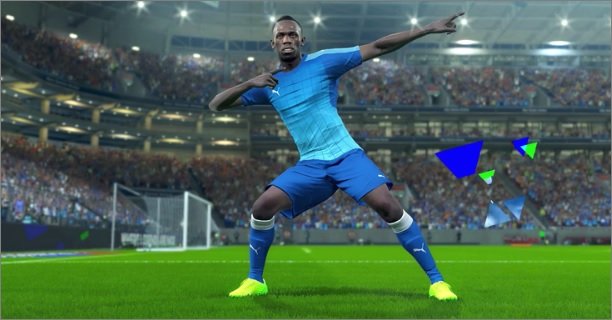 Usain Bolt míří do FIFA 19