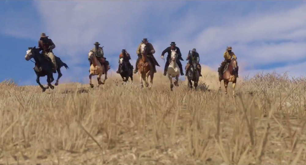 Vytípané obrázky z Red Dead Redemption 2