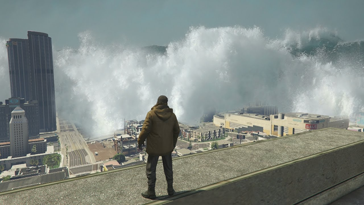 GTA 5: Los Santos mělo zasáhnout cunami, údajně zemřelo přes 200 tisíc lidí