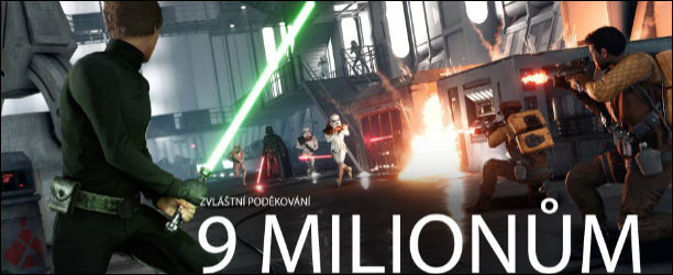 Beta verzi Star Wars: Battlefront si zahrálo více jak 9 milionů lidí