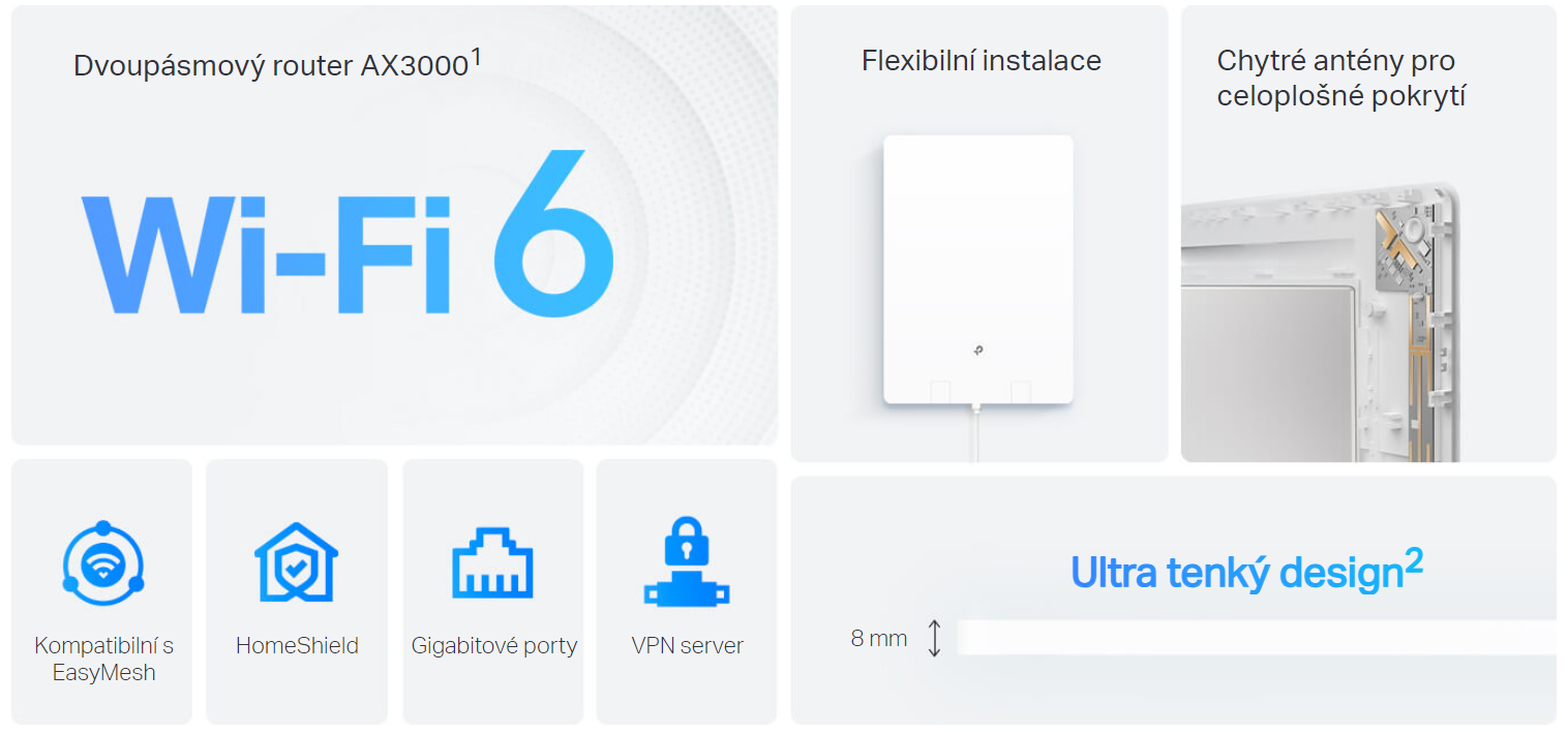 Dostaňte Wi-Fi signál do každého kouta snadno a rychle díky elegantnímu řešení od TP-Link