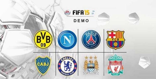 Tyhle týmy si vyzkoušíte v demo verzi FIFA 15 + datum vydání dema