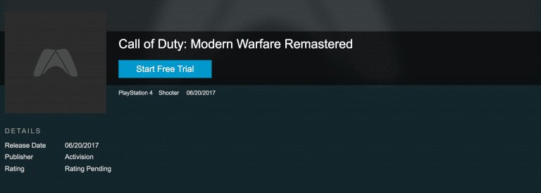 Call of Duty 4: Modern Warfare (Remaster) možná už i samostatně