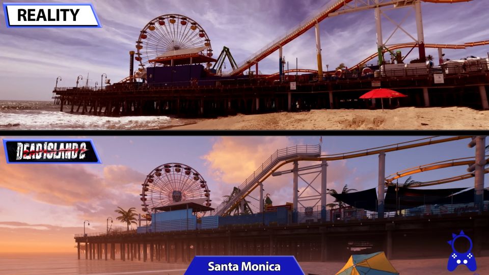 Porovnání: Dead Island 2 vs. skutečná místa z Los Angeles