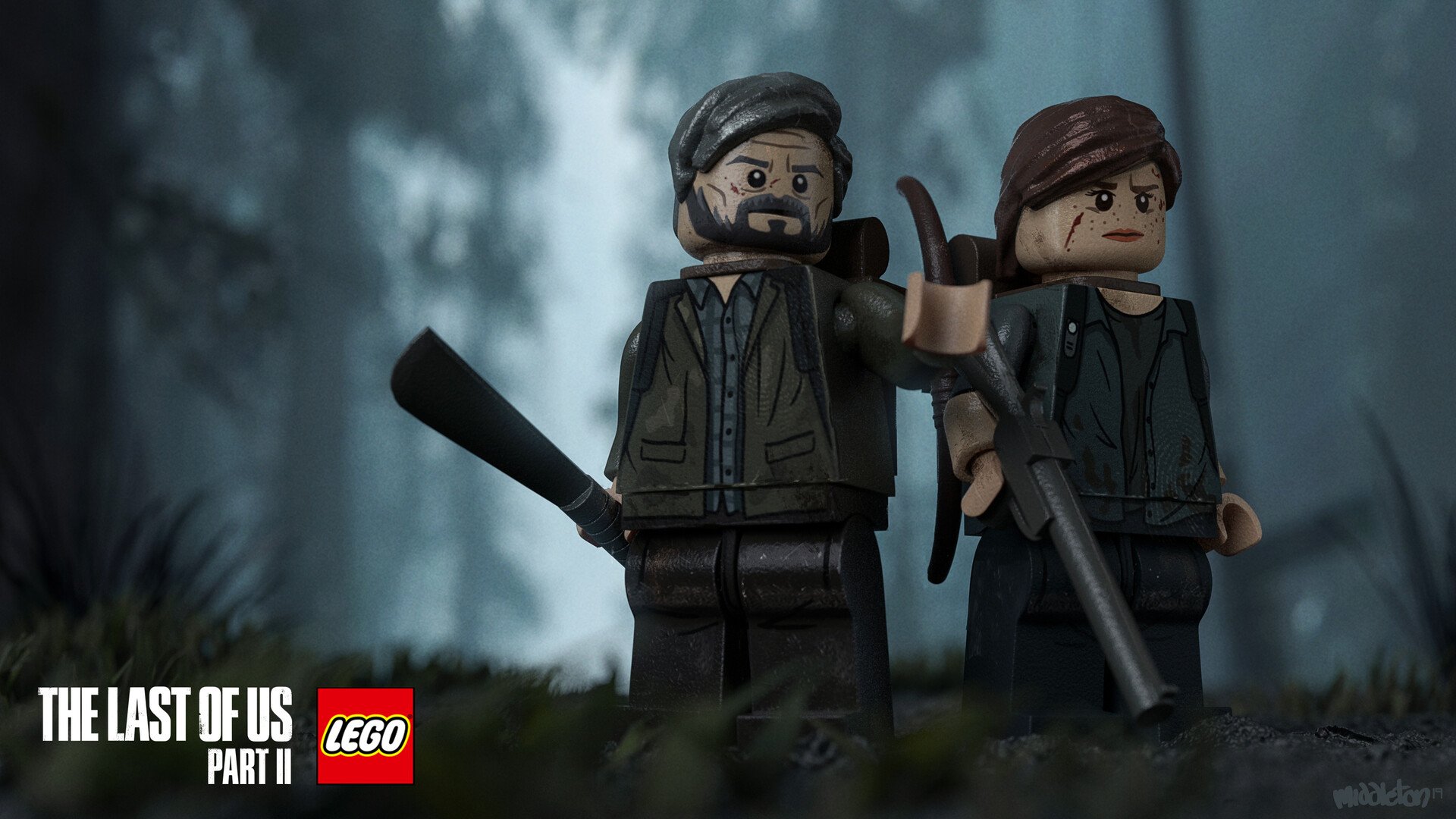 LEGO: The Last of Us 2 - fanouškovský artwork