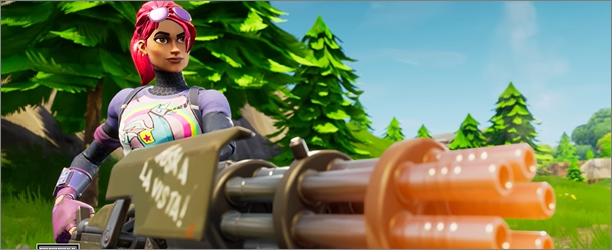 V nové aktualizaci Fortnite: Battle-royale se objeví nová zbraň Minigun