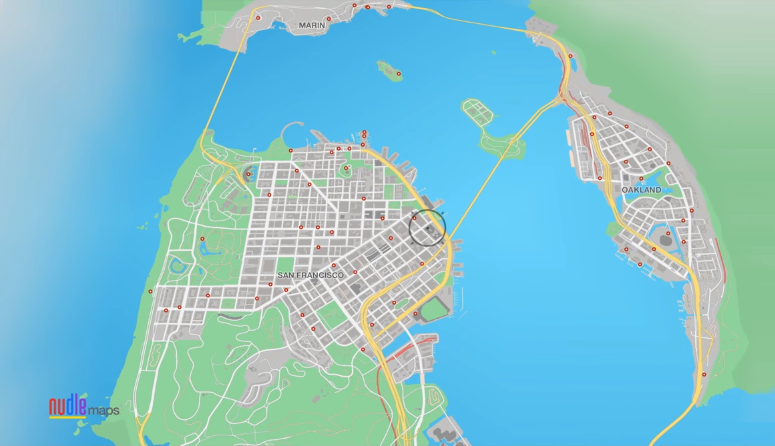 Tohle je oficiální mapa Watch Dogs 2