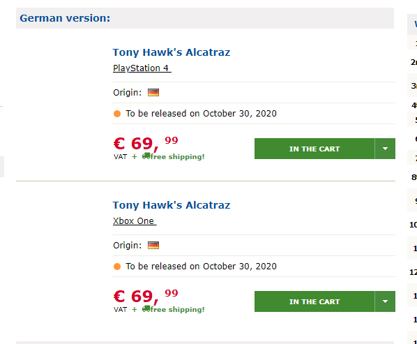 Chystá se letos Tony Hawk's Alcatraz?