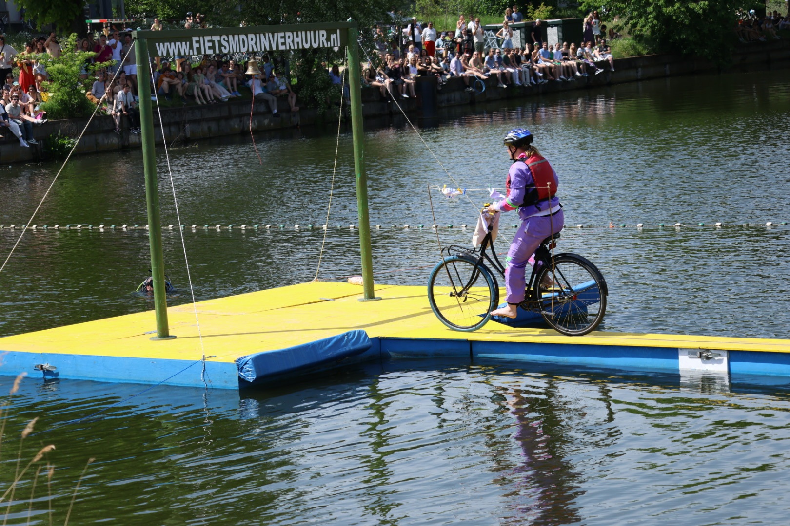 Splash Lease sponsort 'Fiets 'm d'r in' van ACLO in Groningen