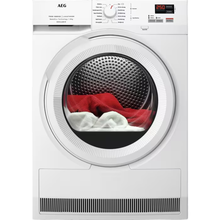 6 maanden 50% korting  AEG warmtepompdroger bij contracten vanaf 3 jaar