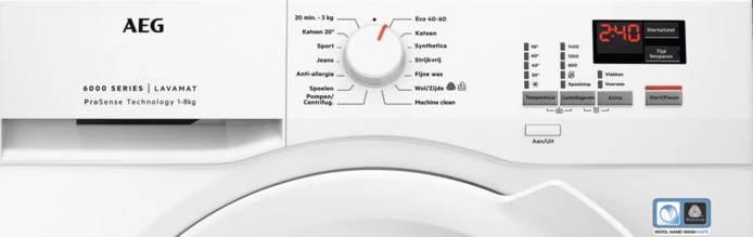 AEG washing machine 8 kg