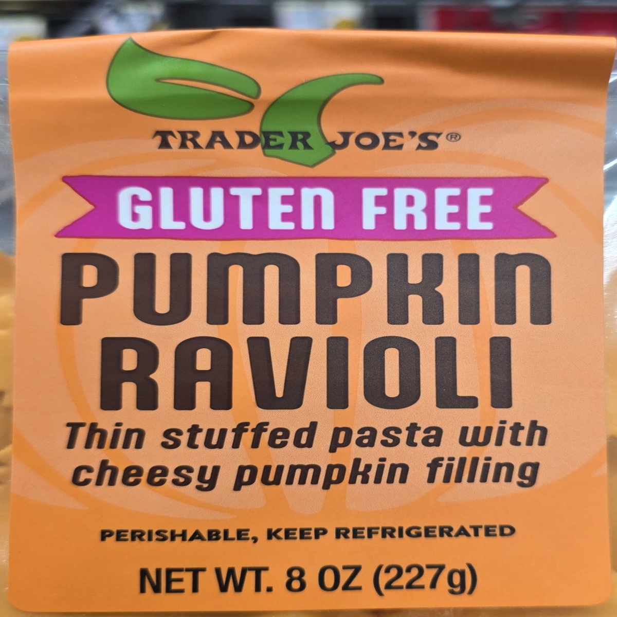 Trader Joe's Pumpkin Ravioli