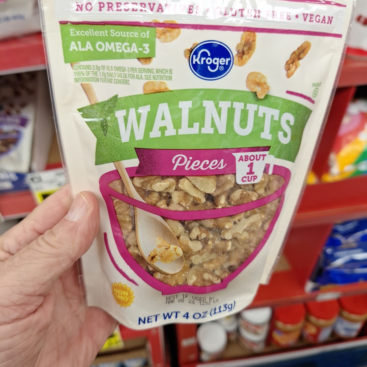 Kroger Walnuts Pieces