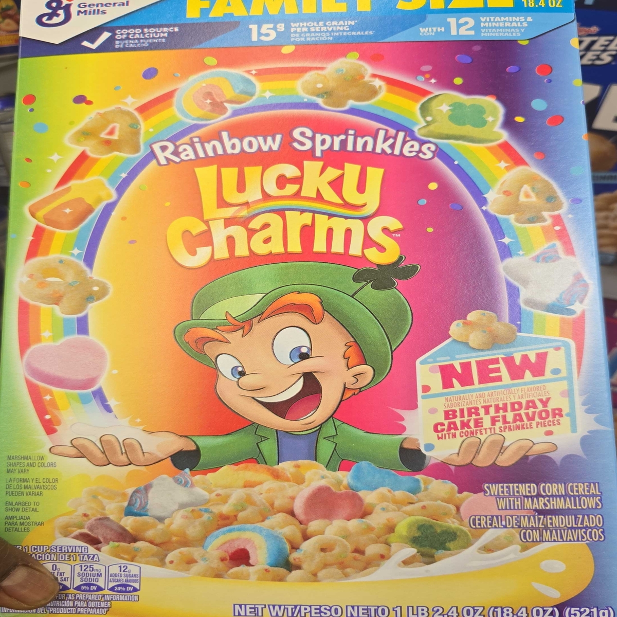 General Mills Rainbow Sprinkles Lucky Charms