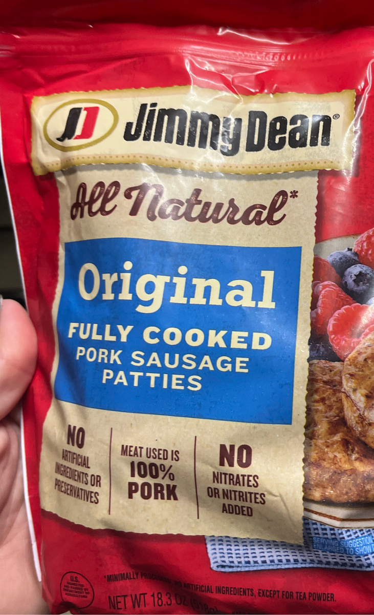 Jimmy Dean Original Fully Cooked Pork Sausage Patties
