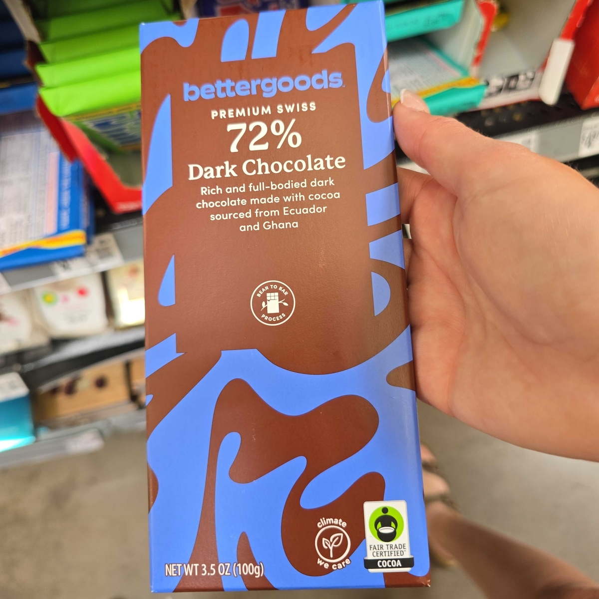 Bettergoods Premium Swiss 72% Dark Chocolate