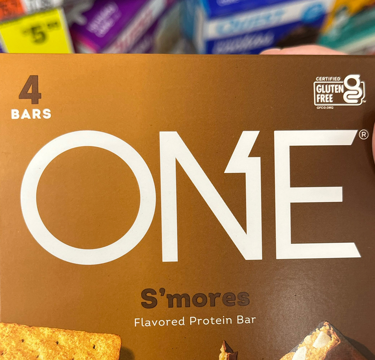One S'mores Flavored Protein Bar