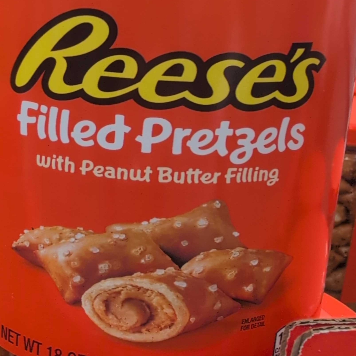 Reese's Filled Pretzels With Peanut Butter Filling