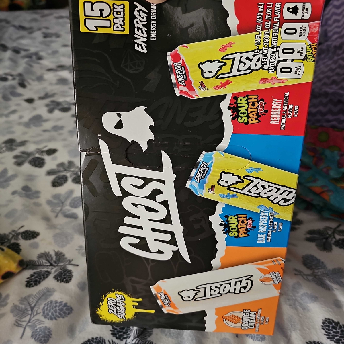 Ghost Energy Drink - Orange Cream, Blue Raspberry, Redberry