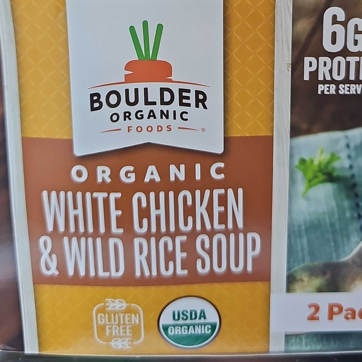 Boulder Organic Foods Organic White Chicken & Wild Rice Soup