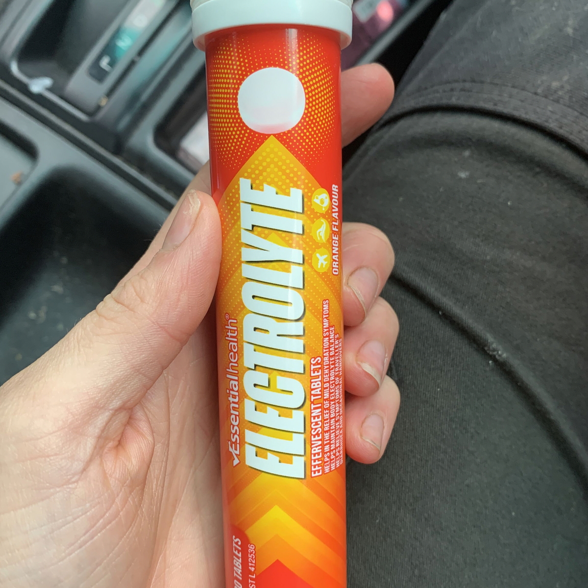 Essential Health Electrolyte Effervescent Tablets Orange Flavor