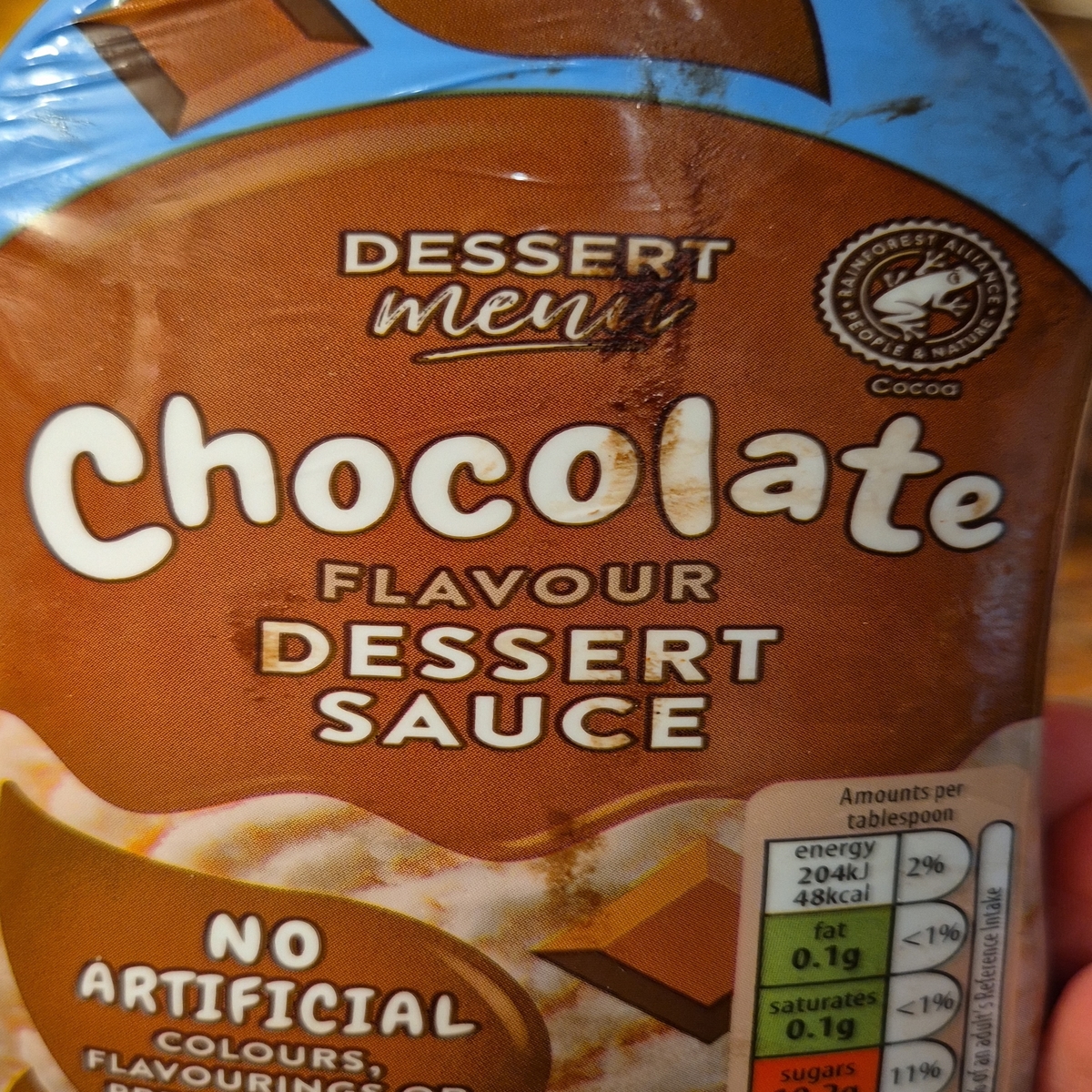 Chocolate Flavour Dessert Sauce