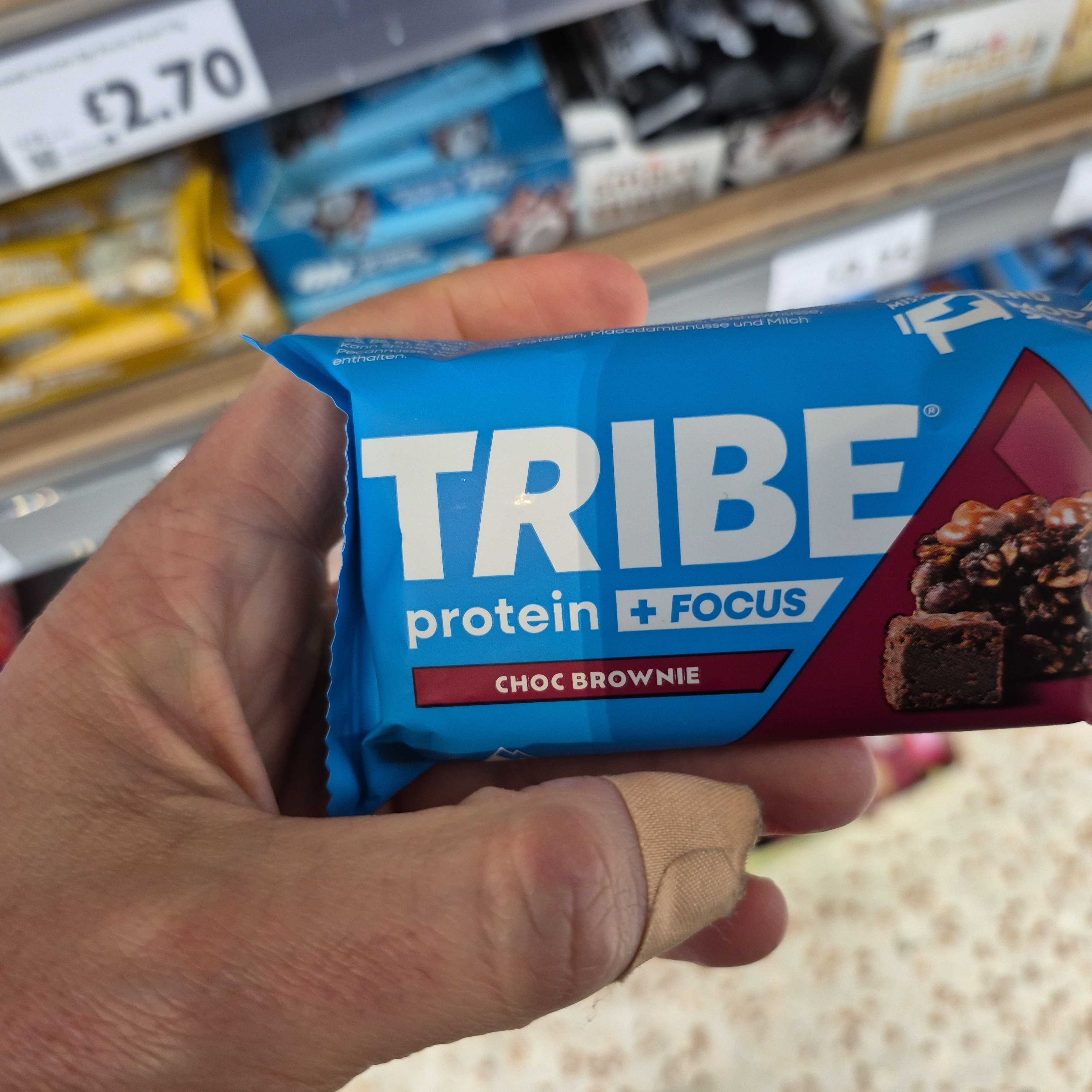TRIBE Protein + Focus Choc Brownie