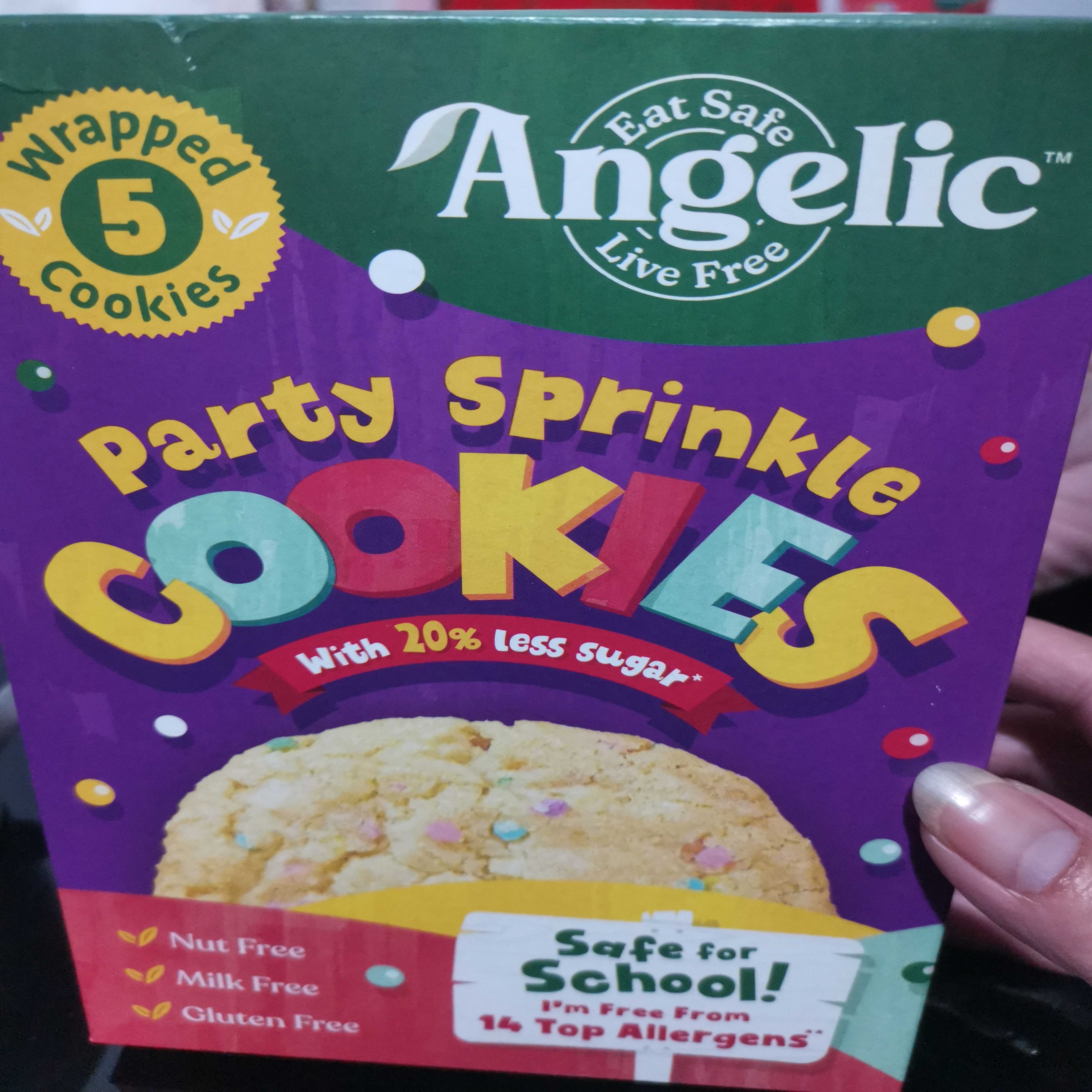 Angelic Party Sprinkle Cookies