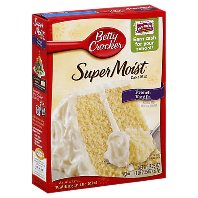 FODMAPs, Gluten & More | Betty Crocker Cake Mix Super Moist Delights French  Vanilla  Oz - Spoonful