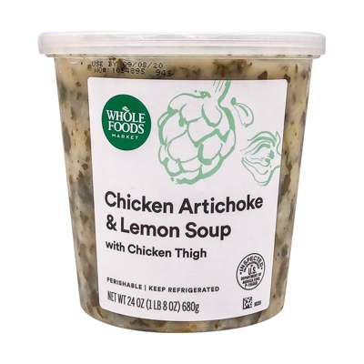 Chicken Artichoke & Lemon Soup, 24 oz at Whole Foods Market