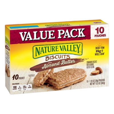 Nature Valley Cinnamon Almond Butter Biscuits - Shop Granola