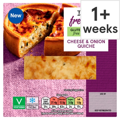 dairy free quiche tesco